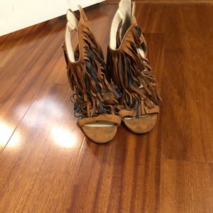 Fringe Heels - Great condition!
